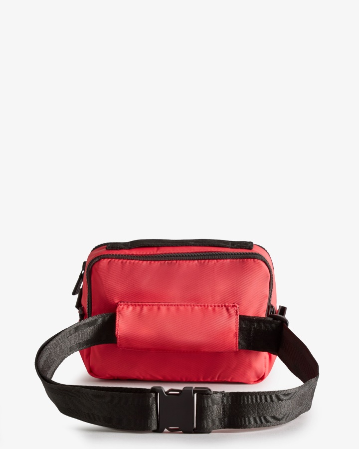 Bandolera De Nailon De Tres Vías Con Clip Superior De Hunter Rowan Rosa