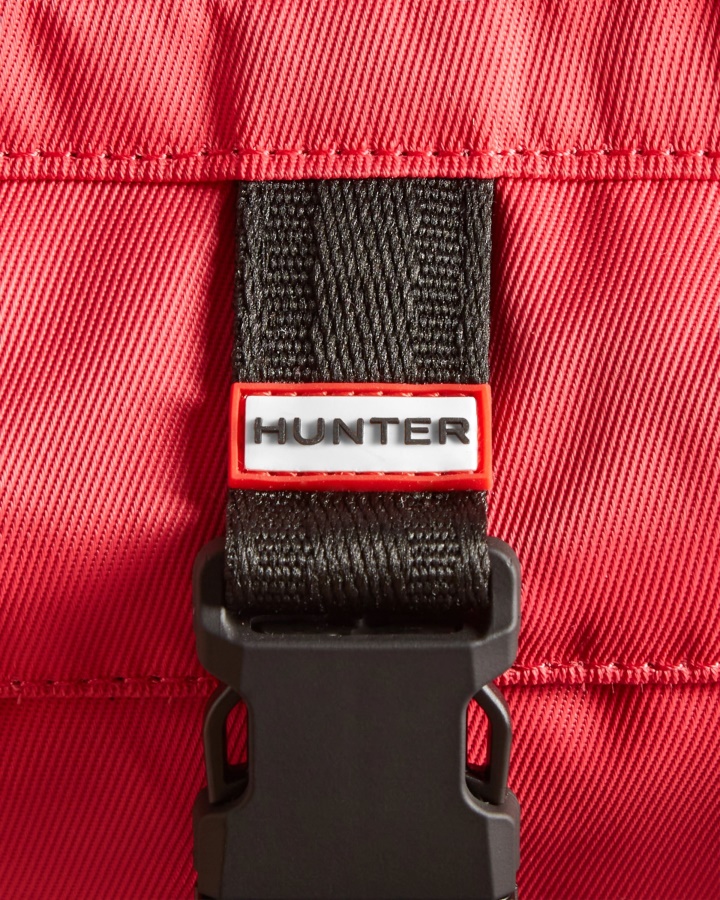 Bandolera De Nailon De Tres Vías Con Clip Superior De Hunter Rowan Rosa