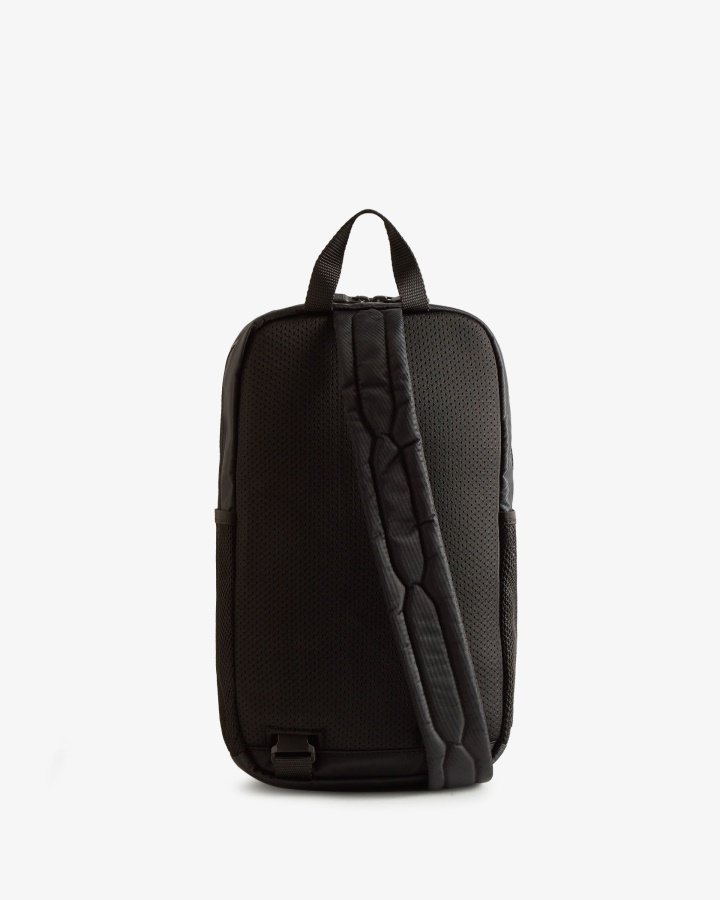 Bolso De Hombro Hunter De Nailon Negro
