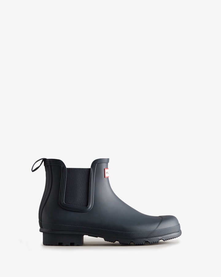 Botas Chelsea Originales Hunter Hombre Azul Marino