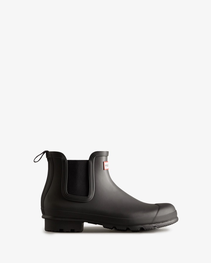 Botas Chelsea Originales Hunter Hombre Negras