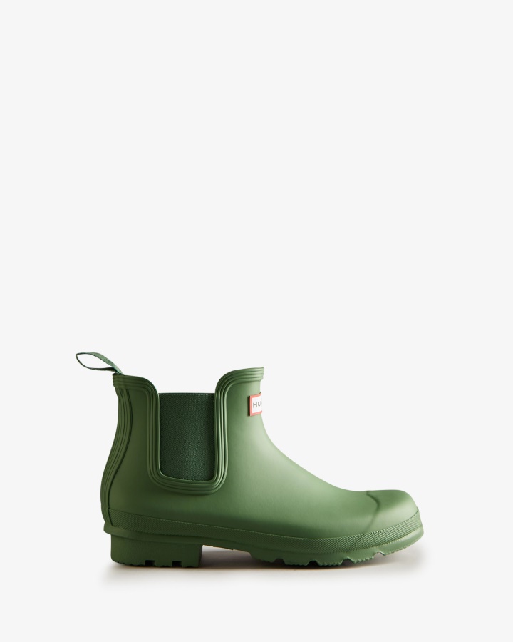 Botas Chelsea Originales Hunter Para Hombre Verde Caen