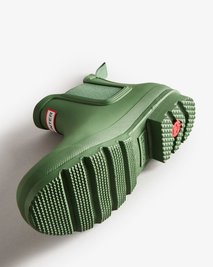 Botas Chelsea Originales Hunter Para Hombre Verde Caen