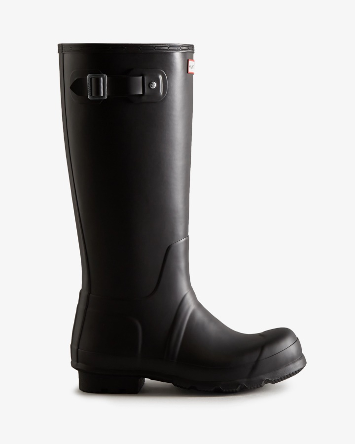 Botas De Agua Altas Con Aislamiento Hunter Para Hombre Negras