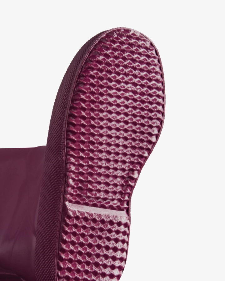 Botas De Agua Con Brillo Para Niños First (18 Meses-8 Años) Original De Hunter Violeta