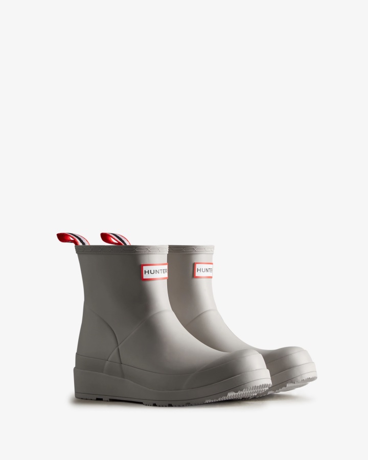 Botas De Agua Cortas Hunter Play Para Mujer Gris Zinc
