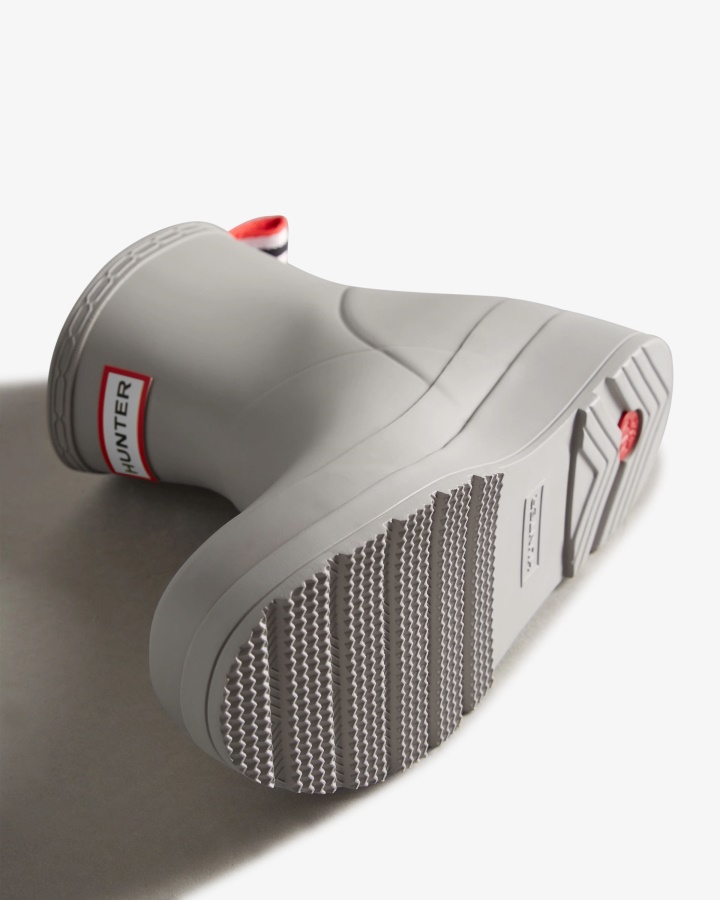 Botas De Agua Cortas Hunter Play Para Mujer Gris Zinc