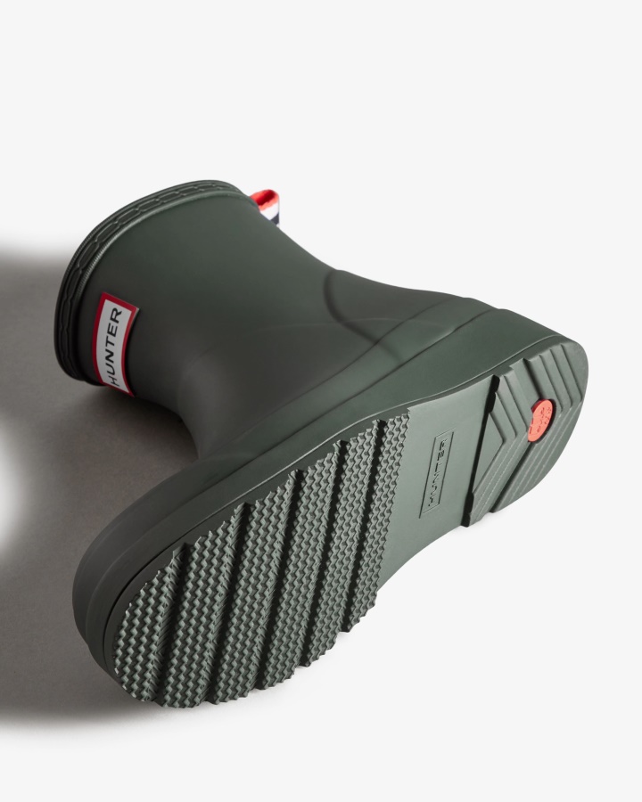 Botas De Agua Cortas Hunter Play Para Mujer Verde Musgo ártico