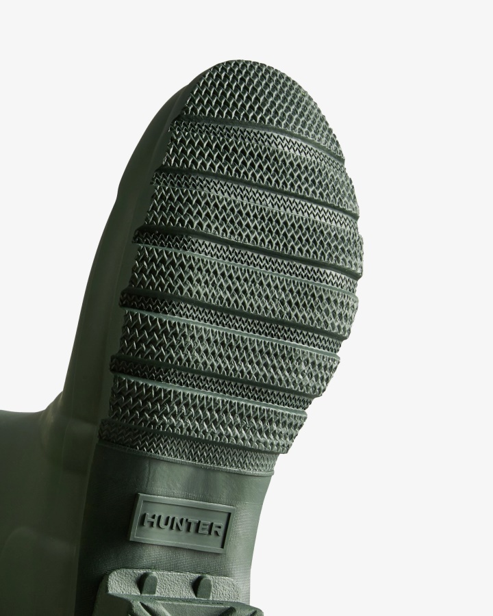 Botas De Agua Cortas Mujer Hunter Originales Verde Cazador