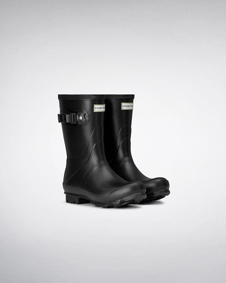Botas De Agua Cortas Norris Field Mujer Hunter Negras