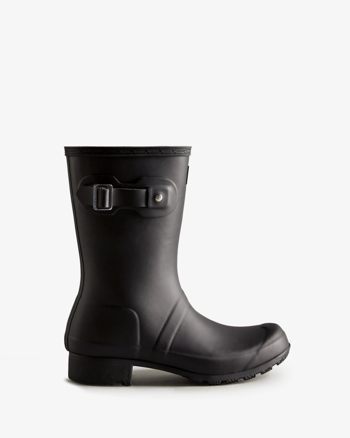Botas De Agua Cortas Y Plegables Para Mujer Hunter Tour Negro