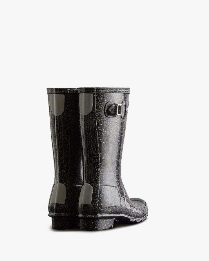 Botas De Agua Hunter Big Kids (5-11 Años) Starcloud Negro Multi