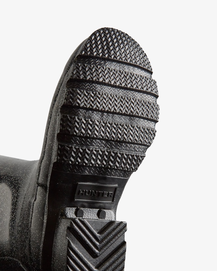 Botas De Agua Hunter Big Kids (5-11 Años) Starcloud Negro Multi