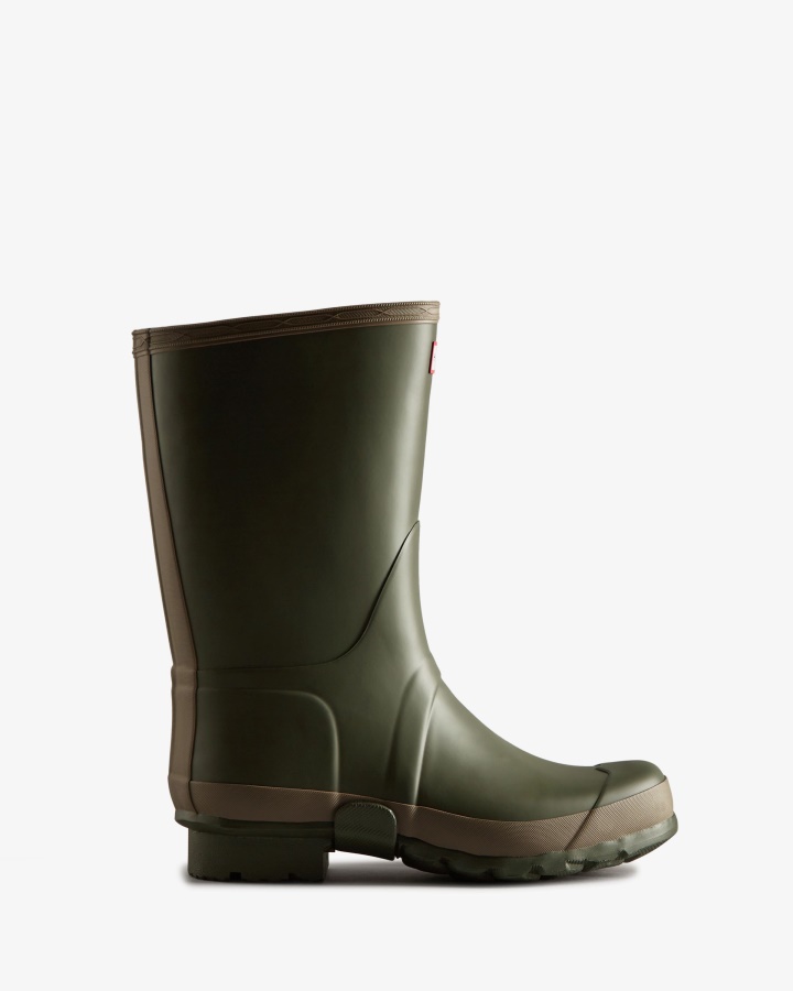 Botas De Agua Hunter Jardinero Para Hombre Dark Olive-clay