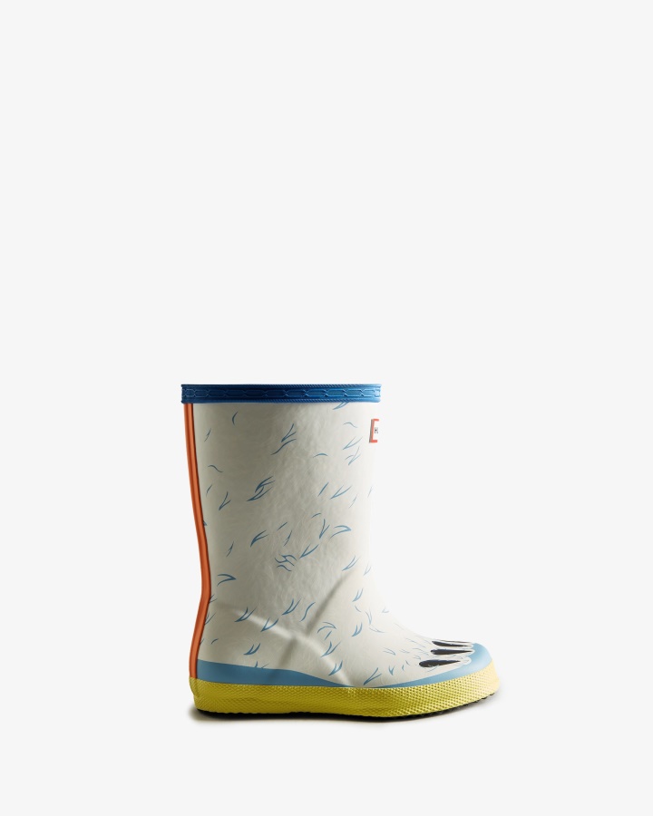 Botas De Agua Hunter Kids First (18 Meses-8 Años) Polar Bear Blanco