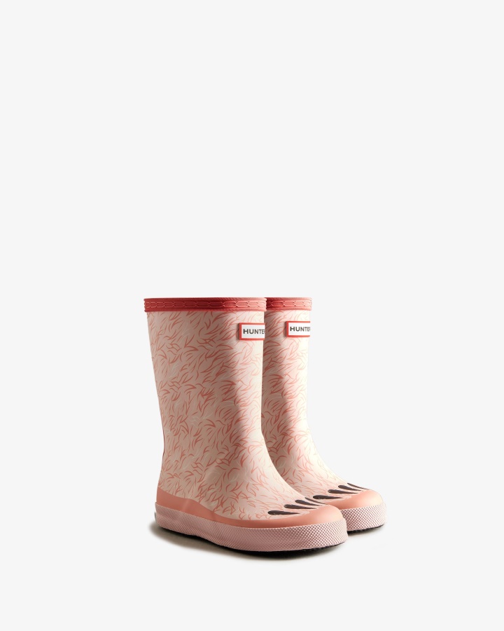 Botas De Agua Hunter Kids First (18 Meses-8 Años) Polar Bear Rosa Sal