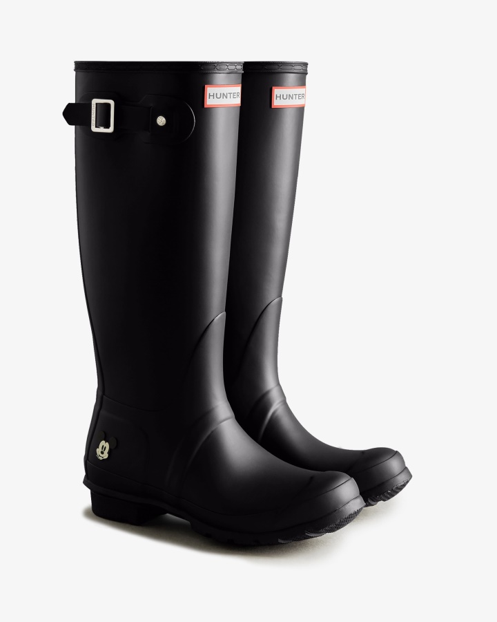 Botas De Agua Hunter Mujer Disney Altas Negras