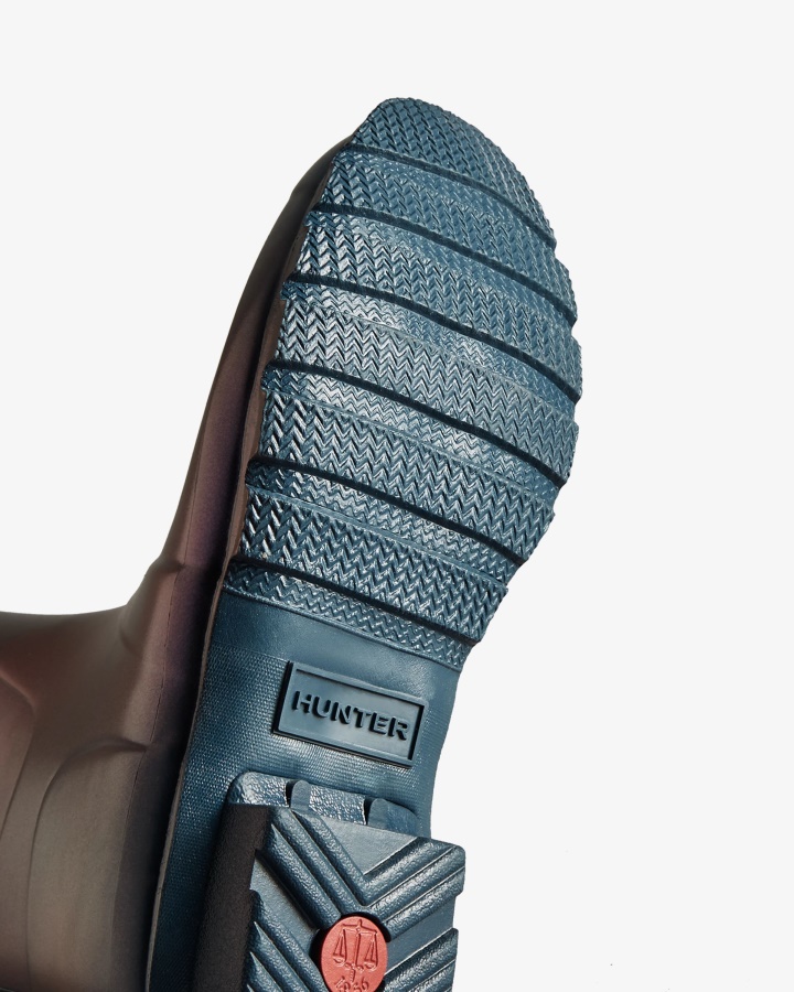 Botas De Agua Hunter Mujer Nebula Tall Stornoway Azul