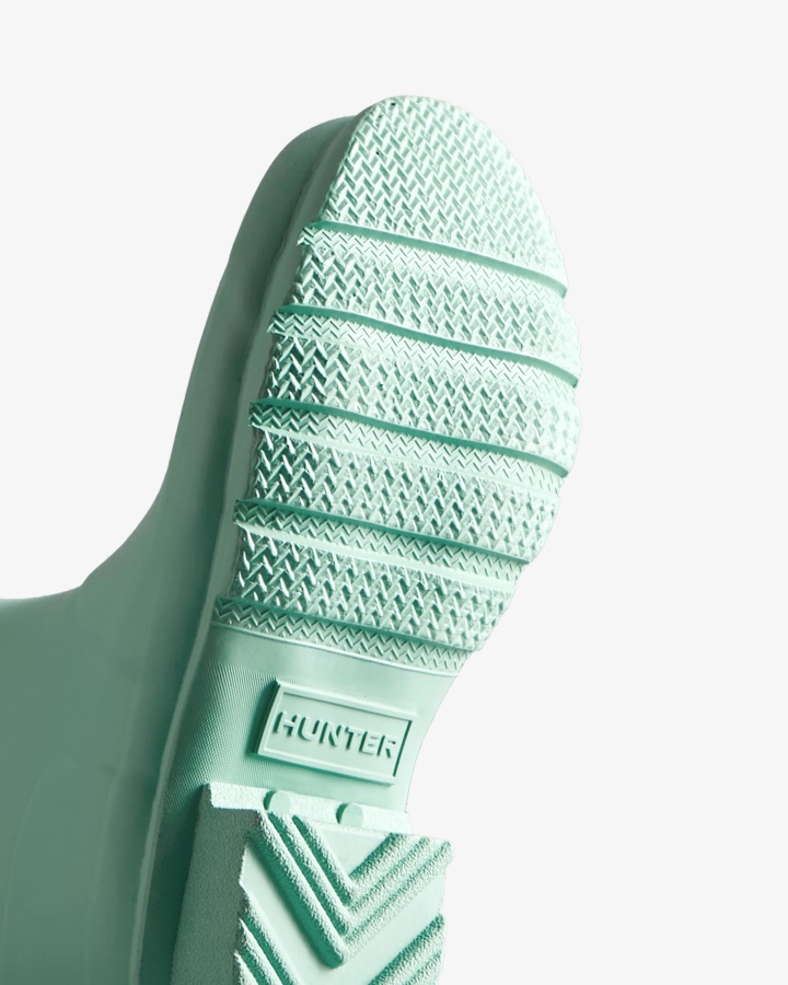 Botas De Agua Hunter Original Big Kids (5-11 Años) Menta Salvaje