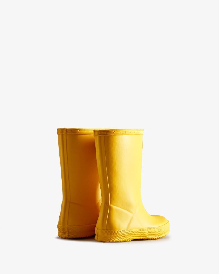Botas De Agua Hunter Original Kids First (18 Meses-8 Años) Amarillo