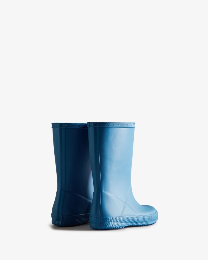 Botas De Agua Hunter Original Kids First (18 Meses-8 Años) Panorama Azul