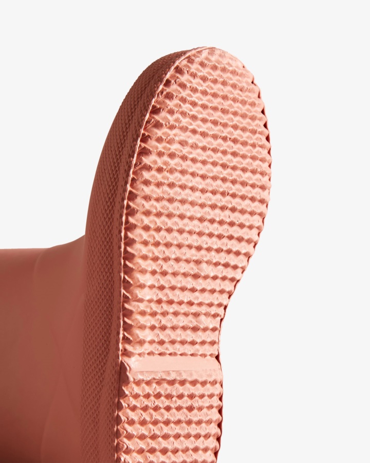 Botas De Agua Hunter Original Kids First (18 Meses-8 Años) Rosa Rugoso