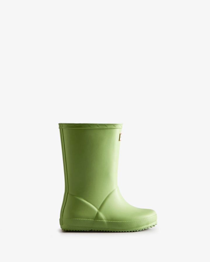 Botas De Agua Hunter Original Kids First (18 Meses-8 Años) Verde Helecho