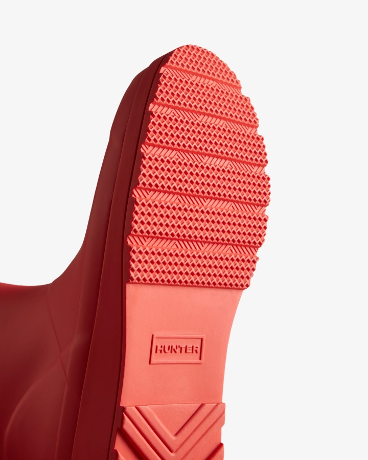 Botas De Agua Hunter Play Tall Para Mujer Logo Rojo