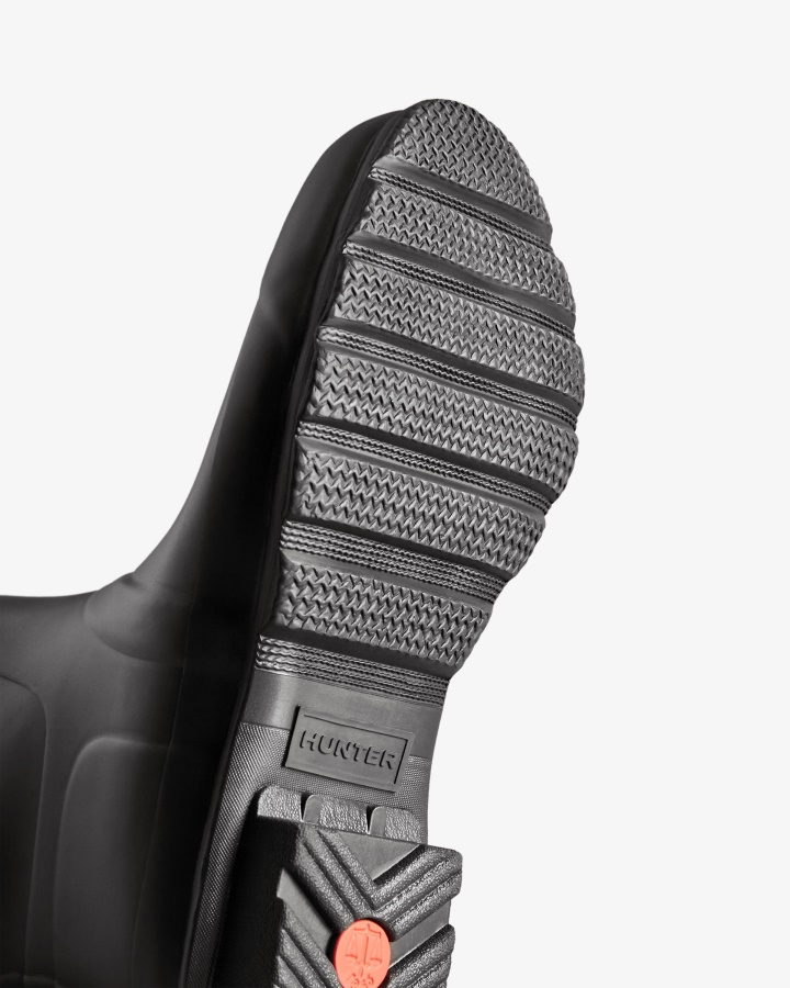 Botas De Agua Hunter Tall Wide Fit Para Mujer Negras