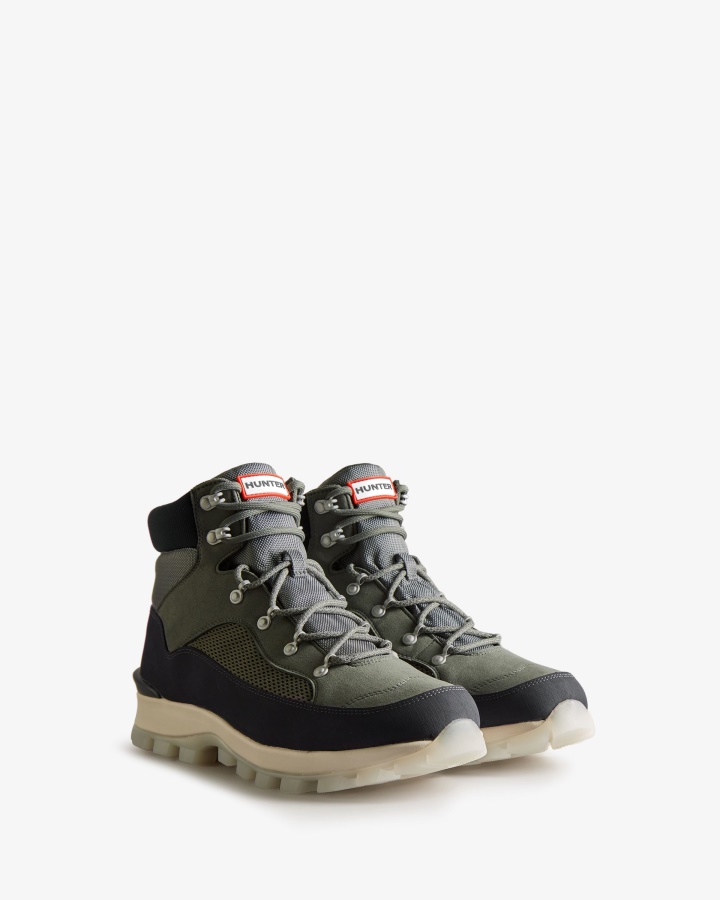 Botas De Comando Con Cordones Y Aislamiento Explorer Para Hombre De Hunter Urban Grey-Xray Navy