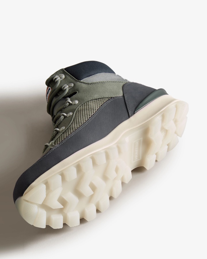 Botas De Comando Con Cordones Y Aislamiento Explorer Para Hombre De Hunter Urban Grey-Xray Navy