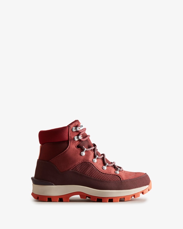 Botas De Comando Con Cordones Y Aislamiento Explorer Para Mujer Hunter Muted Berry-ruskea Brown-fall Red