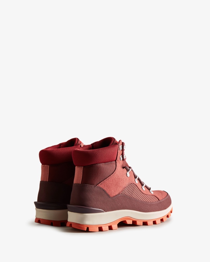 Botas De Comando Con Cordones Y Aislamiento Explorer Para Mujer Hunter Muted Berry-ruskea Brown-fall Red