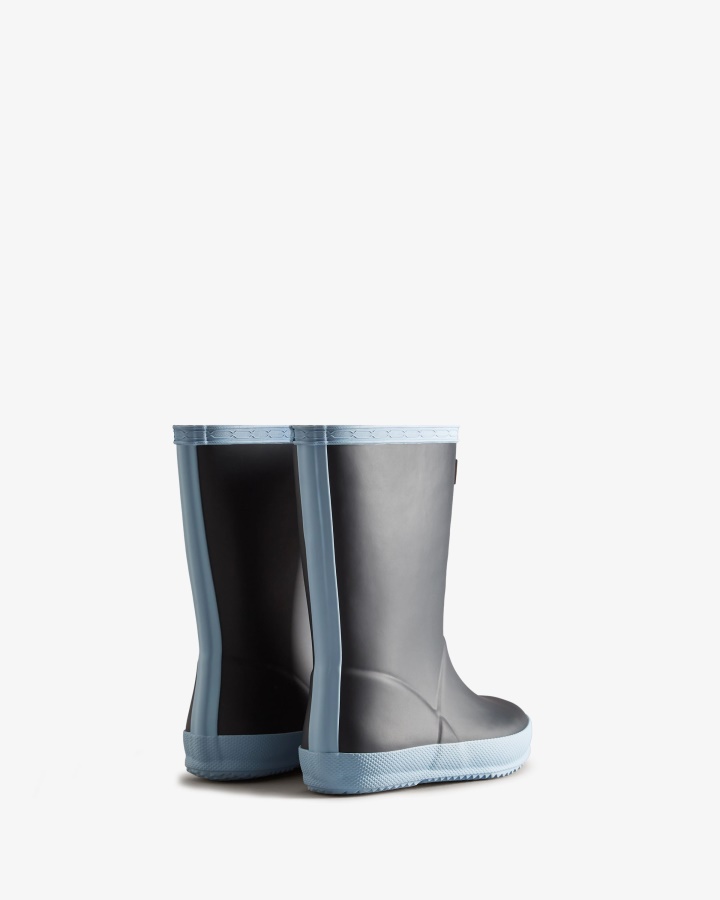 Botas De Lluvia Aislantes Hunter Kids First (18 Meses-8 Años) Azul Marino Escarcha