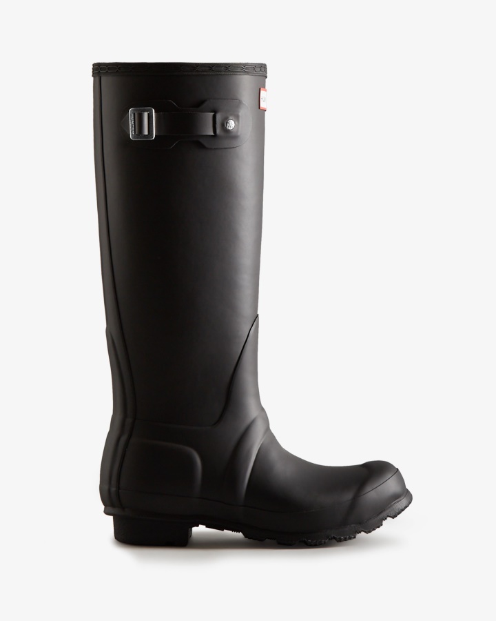 Botas De Lluvia Altas Aislantes Hunter Para Mujer Negras