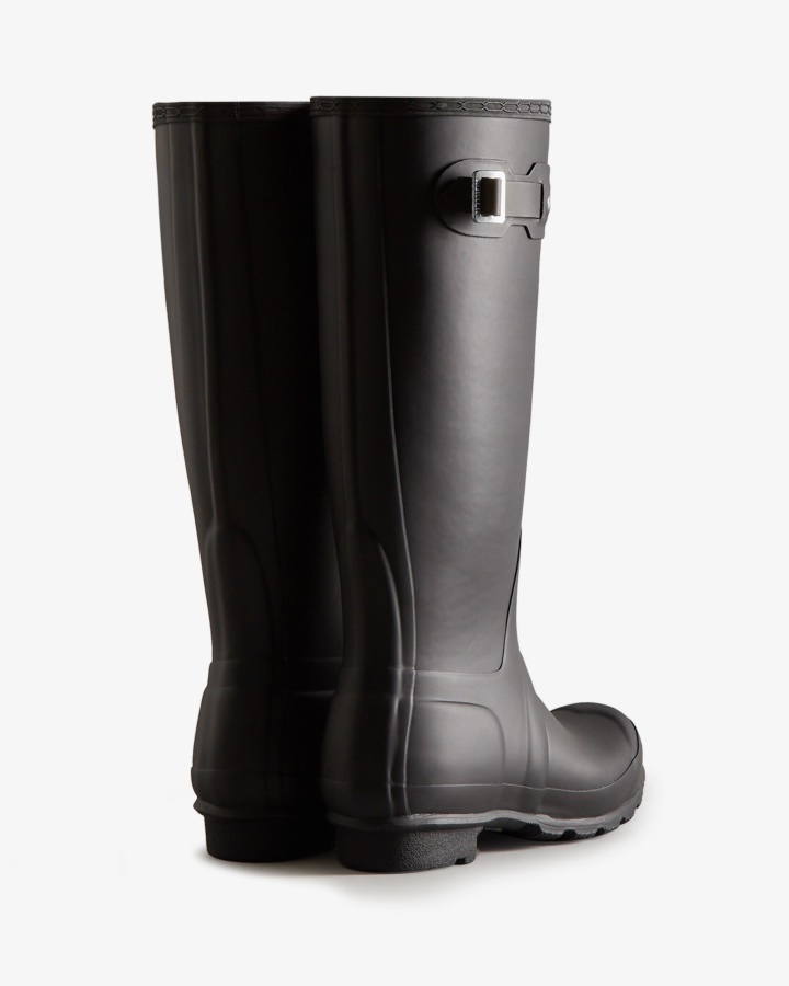 Botas De Lluvia Altas Aislantes Hunter Para Mujer Negras