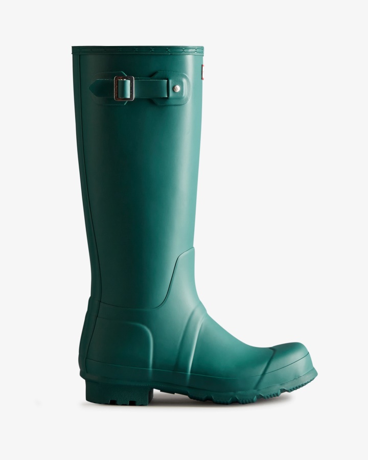 Botas De Lluvia Altas Originales De Hunter Para Hombre Loch Awe Azul