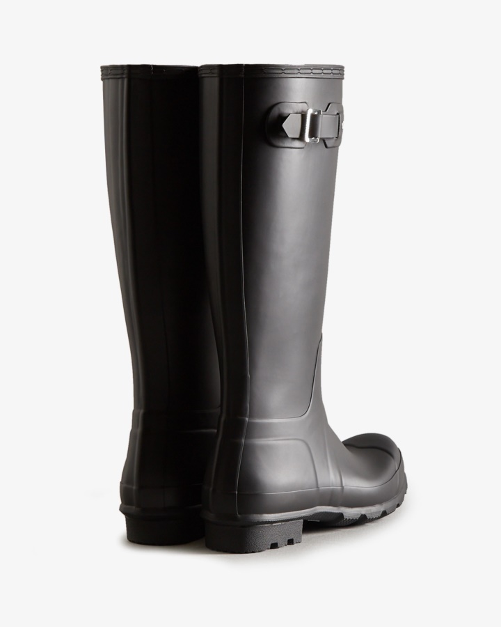Botas De Lluvia Altas Originales Para Hombre Hunter Negras