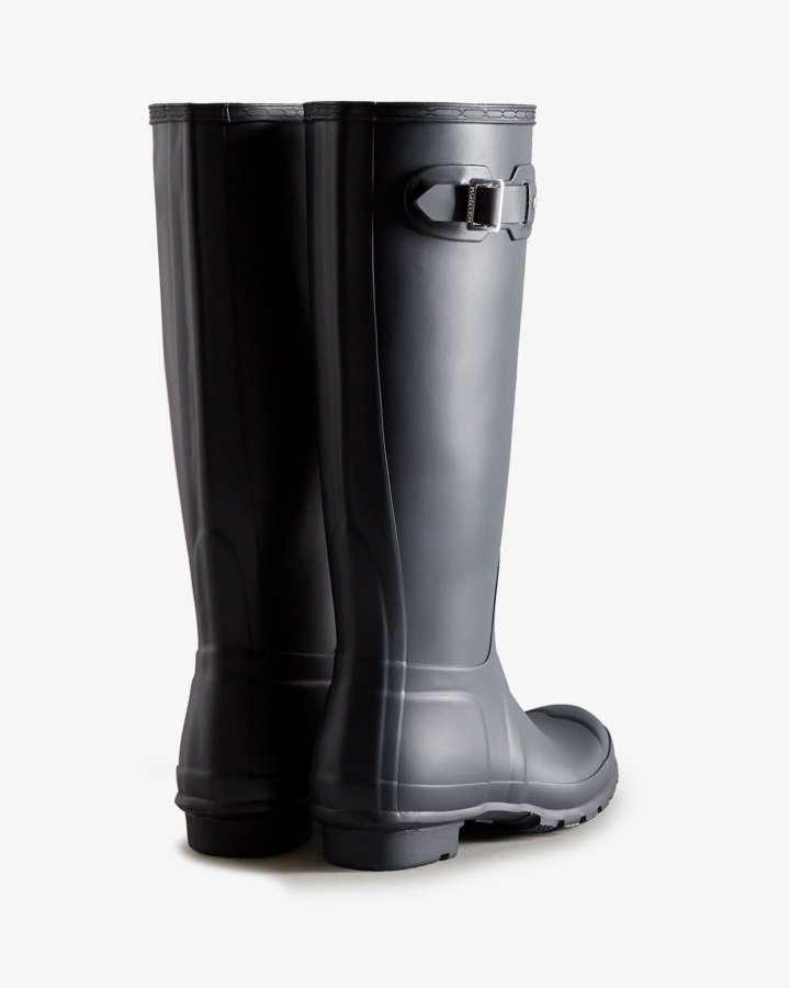 Botas De Lluvia Altas Originales Para Mujer Hunter Azul Marino