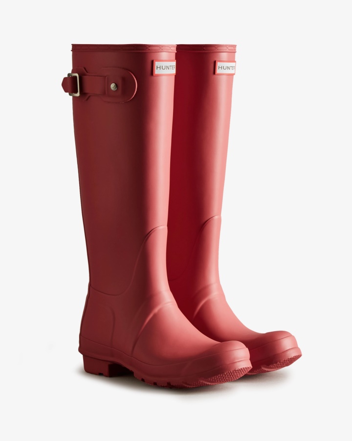 Botas De Lluvia Altas Originales Para Mujer Hunter Glenmore Rose