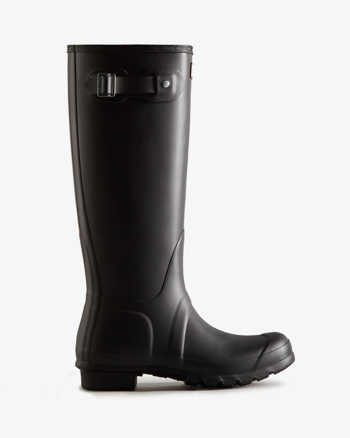 Botas De Lluvia Altas Originales Para Mujer Hunter Negras