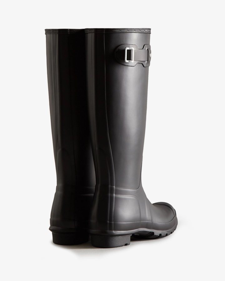 Botas De Lluvia Altas Originales Para Mujer Hunter Negras