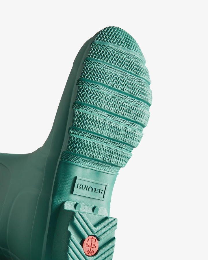 Botas De Lluvia Altas Originales Para Mujer Hunter Verde Azulado Descongelar