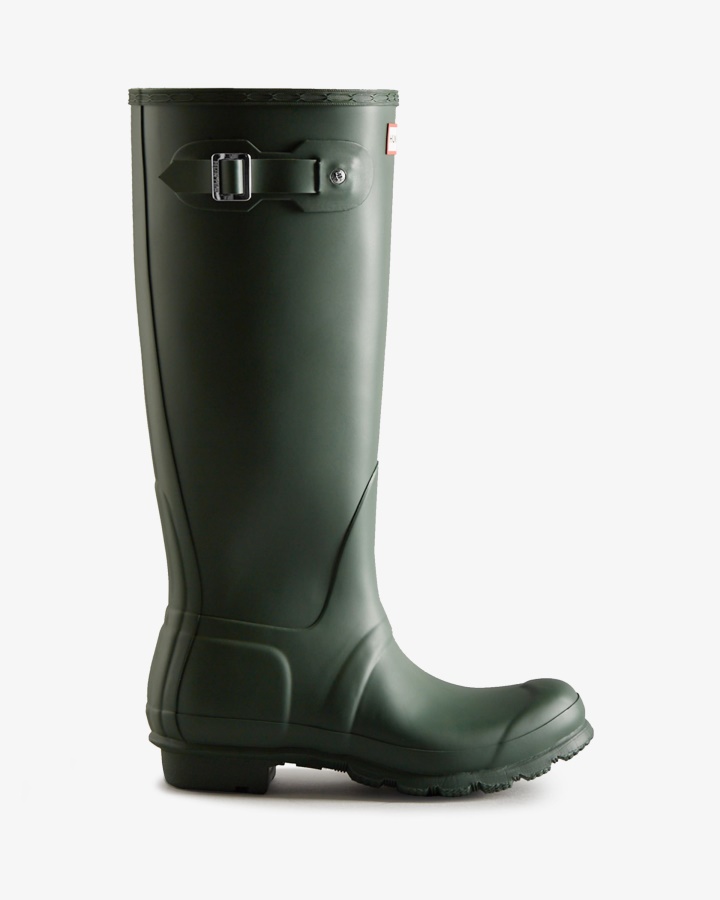 Botas De Lluvia Altas Originales Para Mujer Hunter Verde Cazador