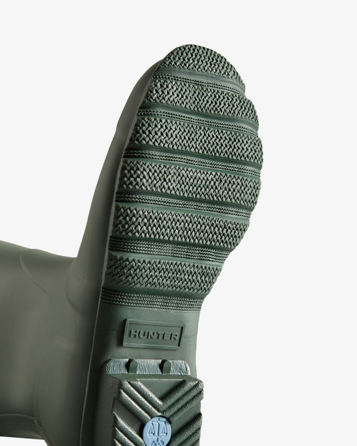 Botas De Lluvia Altas Originales Para Mujer Hunter Verde Cazador