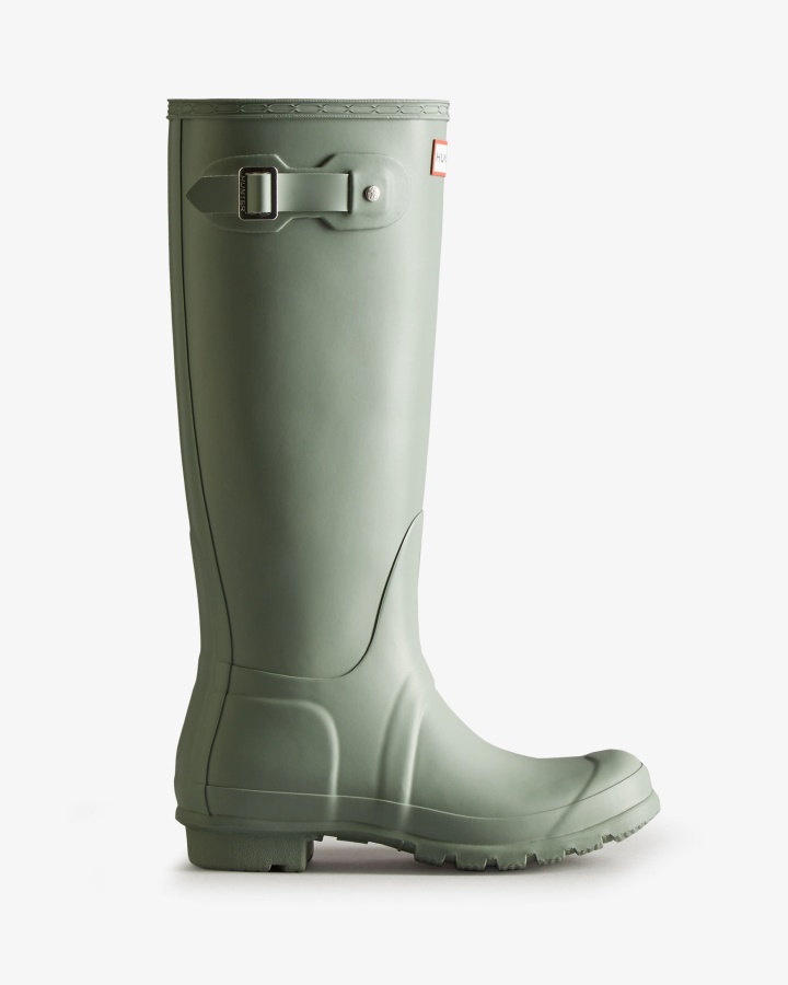 Botas De Lluvia Altas Originales Para Mujer Hunter Verde Dulce Vendaval
