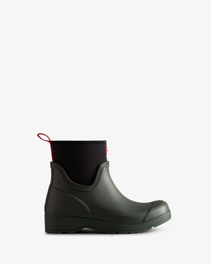Botas De Lluvia Cortas De Neopreno Para Mujer Hunter Arctic Musgo Verde
