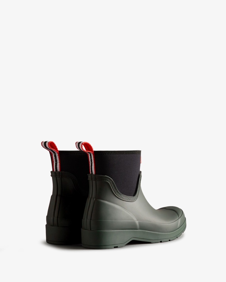 Botas De Lluvia Cortas De Neopreno Para Mujer Hunter Arctic Musgo Verde