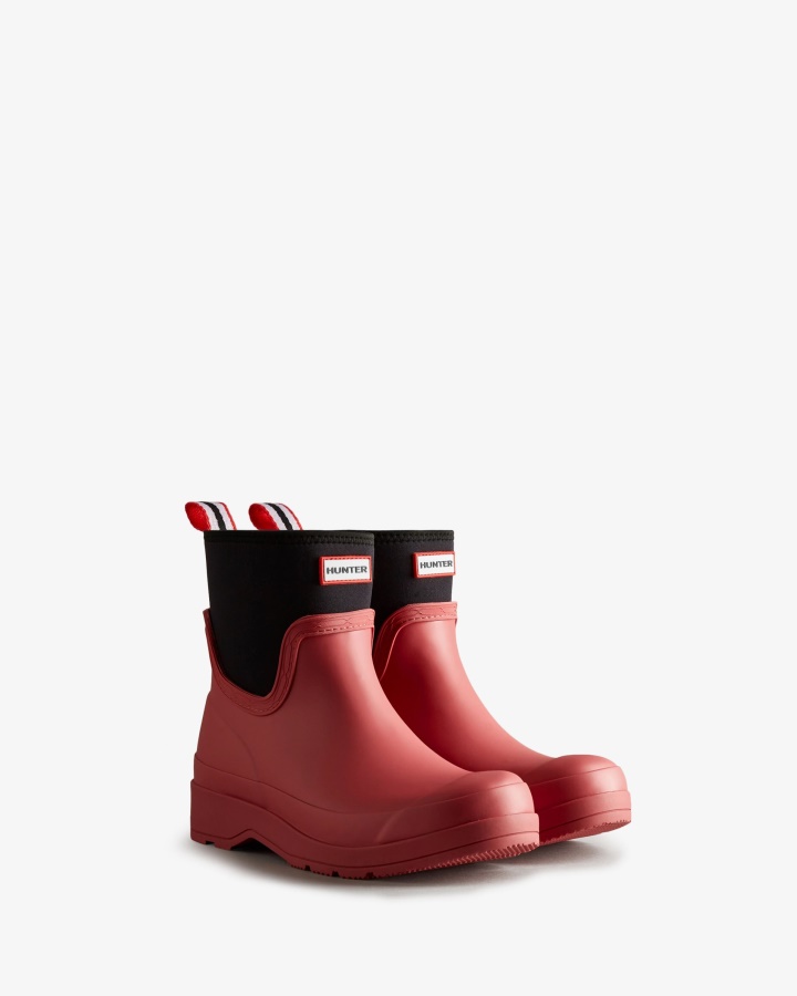 Botas De Lluvia Cortas De Neopreno Para Mujer Hunter Glenmore Rose