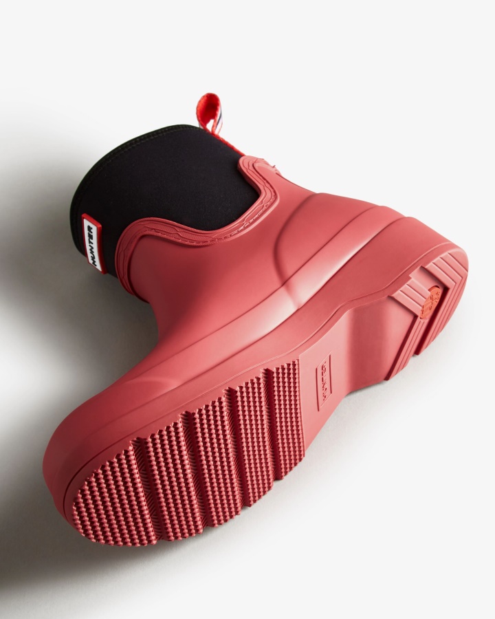 Botas De Lluvia Cortas De Neopreno Para Mujer Hunter Glenmore Rose